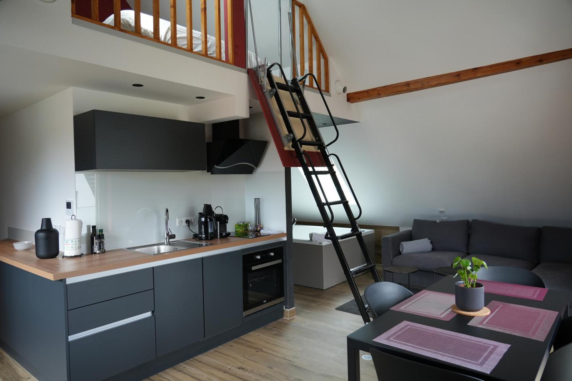 Gite Spa L'Atelier Emile - Spa Privatif - 5 Min Colmar Sainte-Croix-en-Plaine Habitación foto